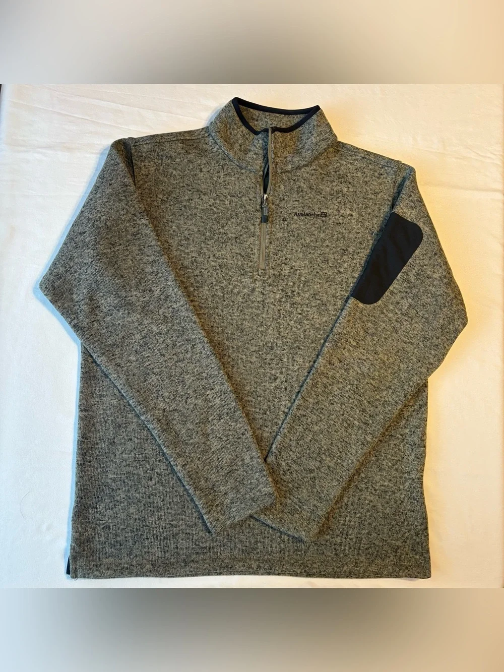 Avalanche Men's 1/4 Zip Fleece Pullover with Sleeve Pocket
